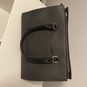 Guess Satchel Handbag with matching wallet Like New